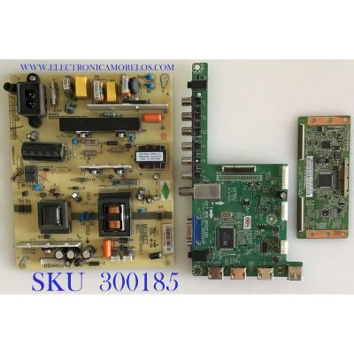 KIT DE TARJETAS PARA TV HITACHI / MAIN 999L6CA / JUC7.820.00121165 / FUENTE MP145D-1MF22-1 / MP145D-1MF22-1 REV:1.0 / T-CON 3429110019 / TT5461B03-2-C-1 / PANEL C550F15-E6-H (G4) / MODELO LE55A6R9A